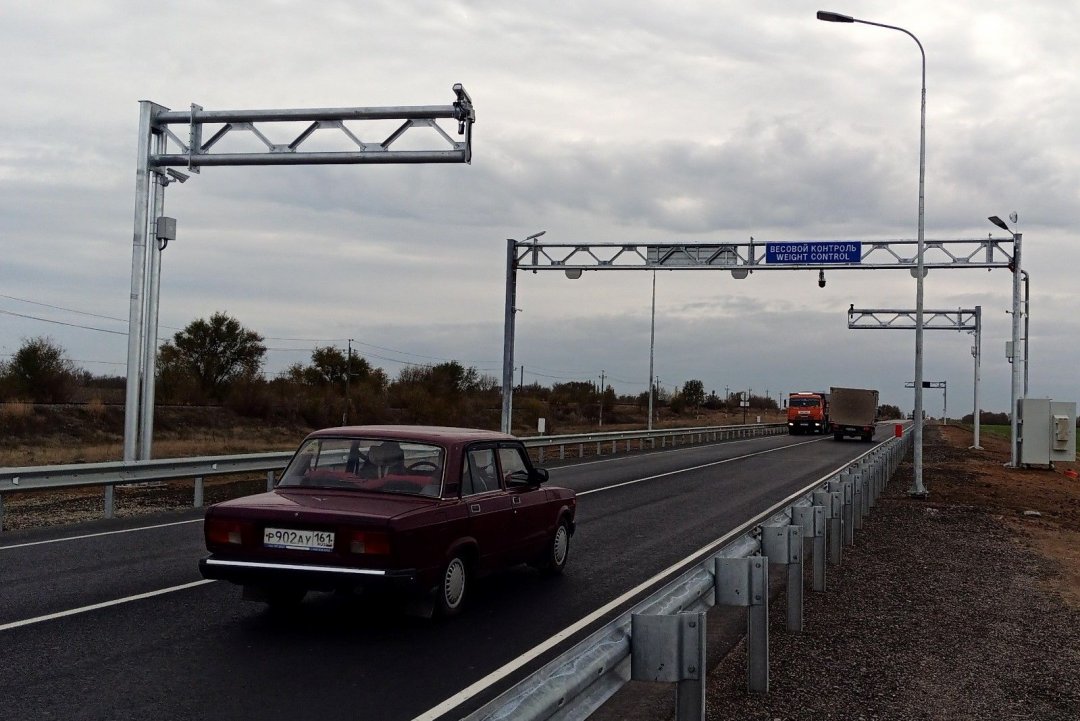 Два новых пункта весогабаритного контроля установлены на дорогах Ростовской области по нацпроекту «Безопасные качественные дороги»